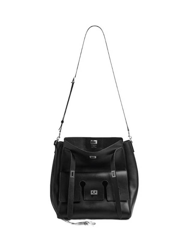 발렌시아가 벨 에어 호보 메신저 백 블랙 8273152ABAW1000