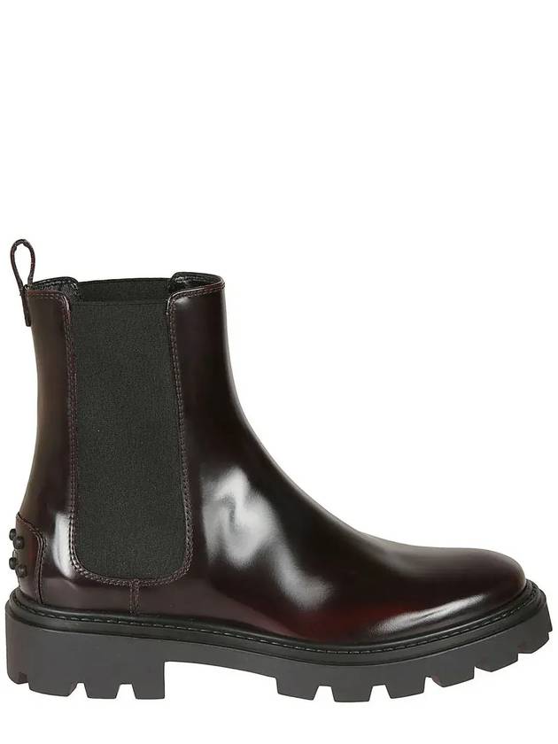 Tod's 라운드 토 첼시 부츠 XXW08J0GF90AKT_R810MOSTO