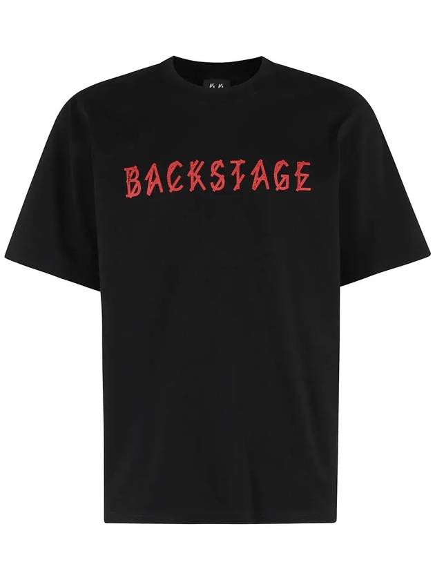 44 레이블 그룹 백스테이지 그래픽 티셔츠 B0030556FA582096_P575BLACKBACKSTAGERED