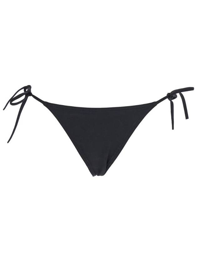 ERES Malou Black Bikini Bottoms with Side Tie Closure in Tech Fabric Stretch Woman 0414019999