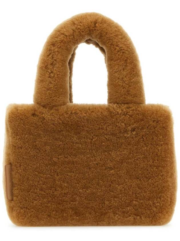 AMINA MUADDI AMINIGIULYSHEARLING LASILHA 카멜 시어링 Amini Giuly 핸드백