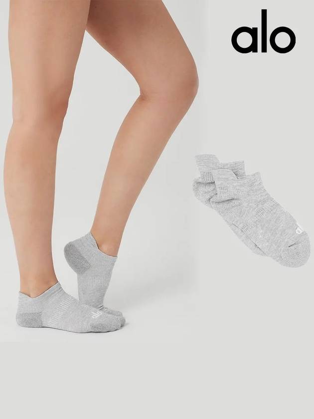 alo 알로 요가 퍼포먼스 탭 삭스 양말 그레이