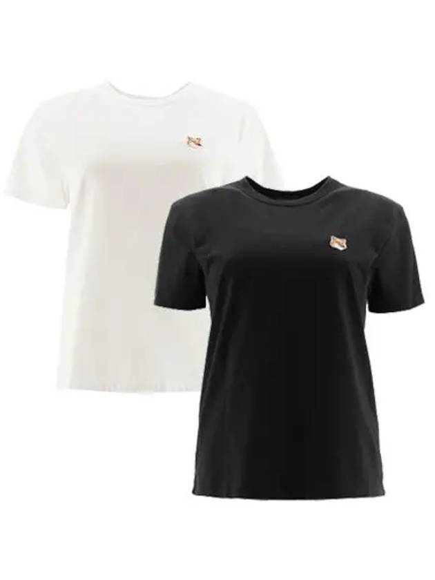 메종키츠네 반팔 티셔츠 폭스헤드 여성 반팔티