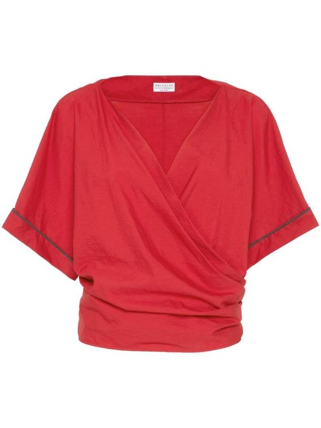 브루넬로 쿠치넬리 모닐리 디테일 블라우스 M0F79FB206C3118