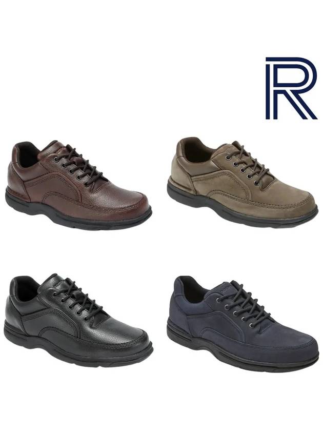 락포트 스니커즈 유레카 워킹 남성화 신발 네이비 브라운 카키 블랙