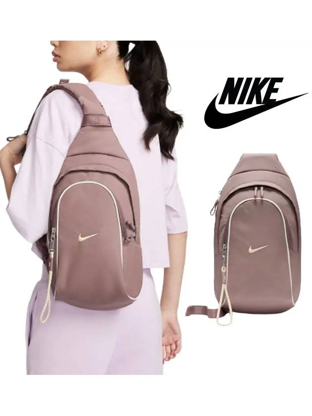 나이키 에센셜 스우시 슬링백 스트랩 8L 크로스백 가방 핑크 베이직 남여공용