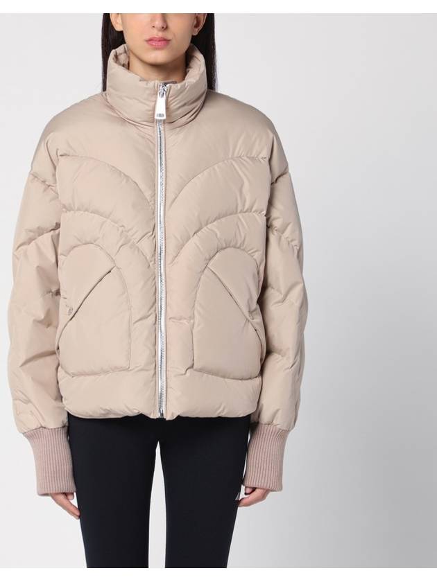 Khrisjoy Beige Corazon padded jacket