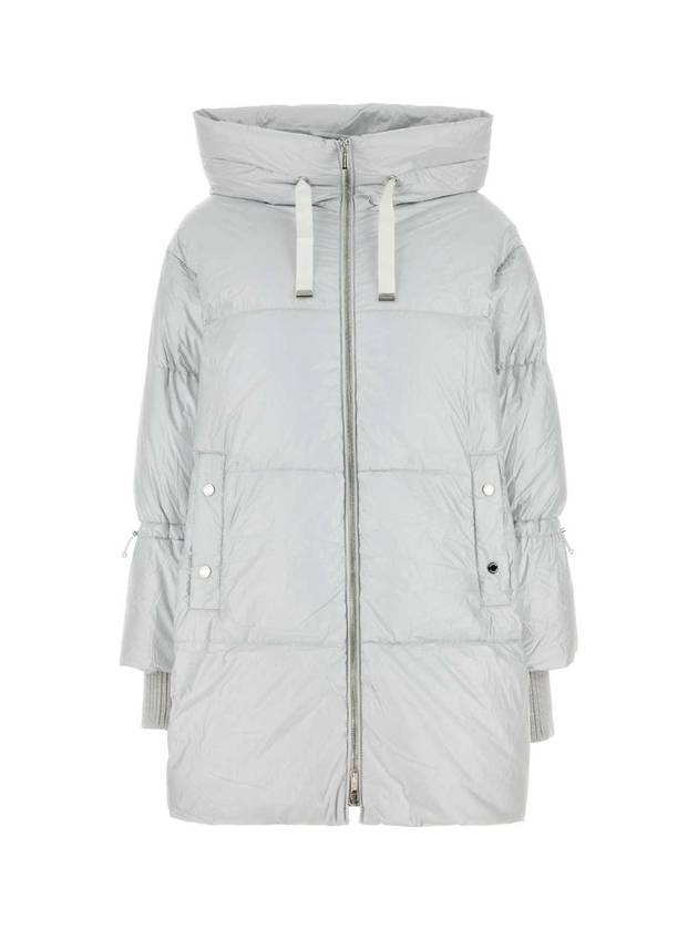 MOORER 아이스 나일론 저스틴 다운 재킷 JUSTINETCN BLANC