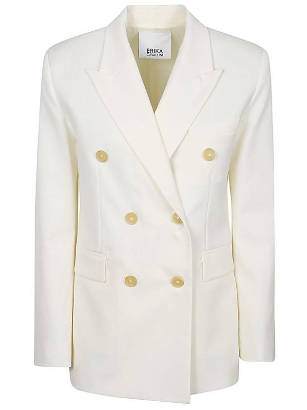 에리카 카발리니 여성 WOOL TWILL ALBERTA 자켓 P4SH09A20 0