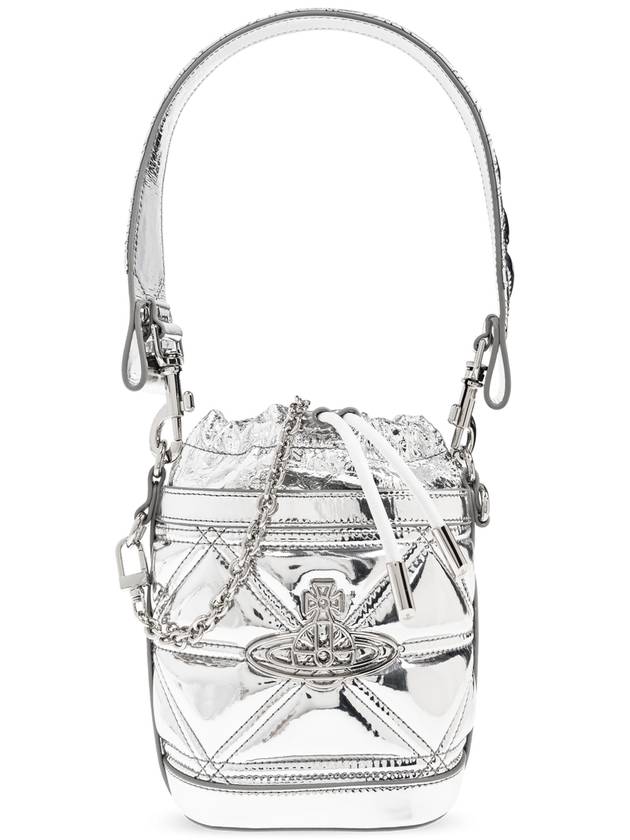 Vivienne Westwood Bag Kitty Small Type Worek Women's Silver