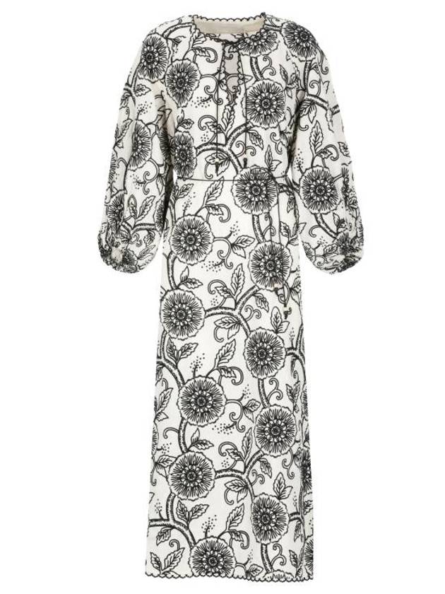 25SS 짐머만 미디 원피스 1789DRS253 IVBLK