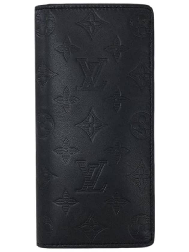 루이비통 브라짜 모노그램 장지갑 블랙