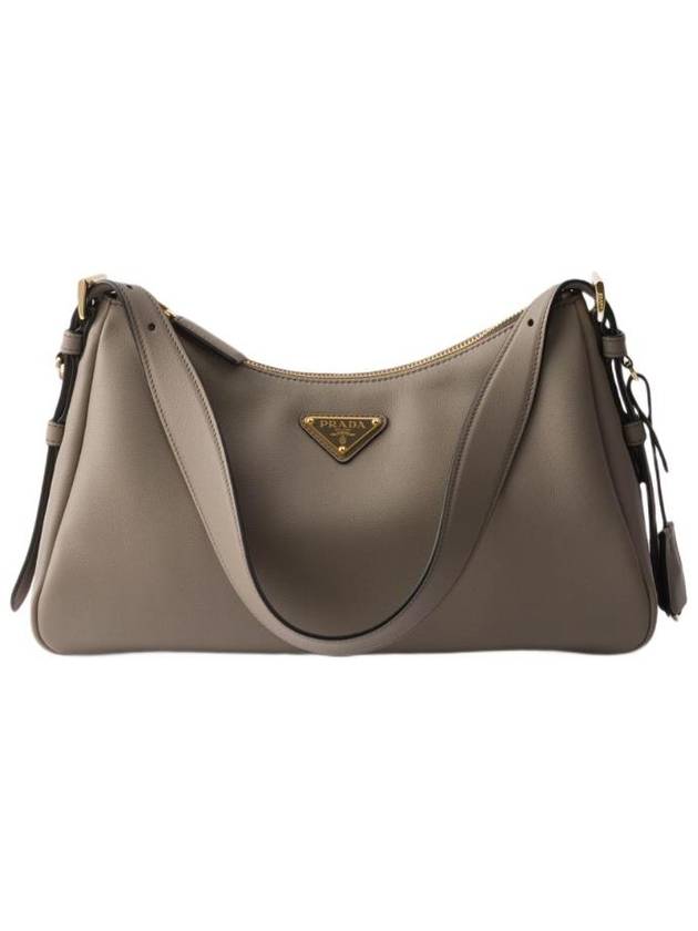 프라다 에이미 미디움 레더 숄더백 클레이 1BC229 2CYS F03AN