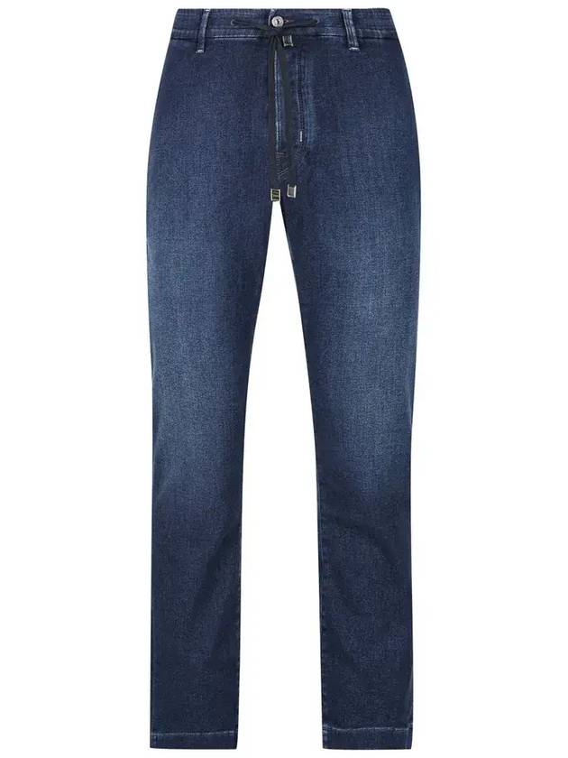 Jacob Cohen 로고 패치 Slin Fit 청바지 QE012057P0019S1_100D