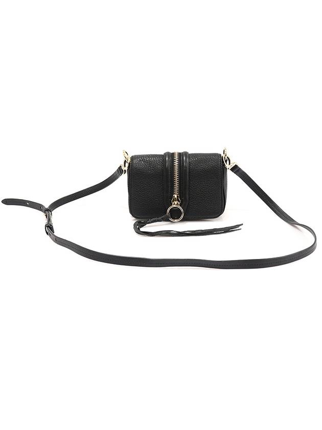 REBECCA MINKOFF 레베카밍코프 블랙 레더 미니 마라 크로스백