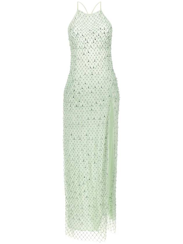 ELISABETTA FRANCHI ABR1051E2124 Crystal 'Red Carpet' dress