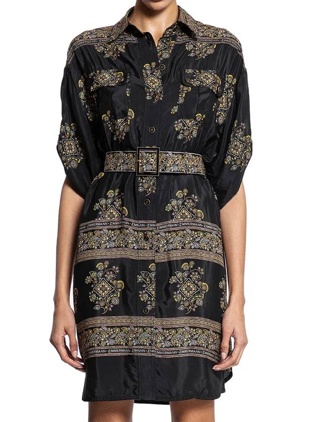 짐머만 유틸리티 도트 숏 드레스 5819DRS24_UTDBLK