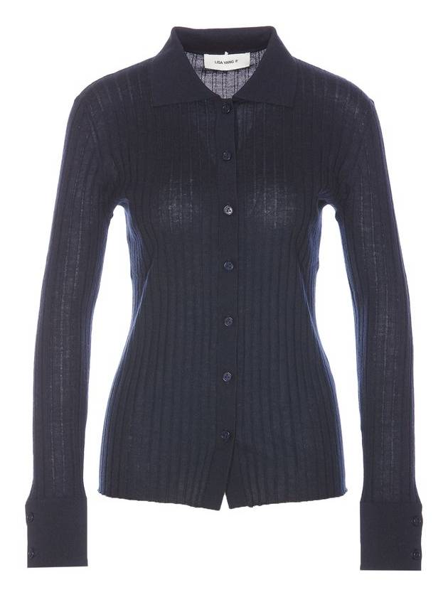 리사 양 리브 카디건 스웨터