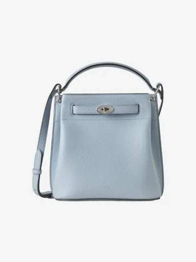 멀버리 스몰 클래식 그레인 이즐링턴 버킷백 포플린 블루 Mulberry Small Classic Grain Islington Bucket Bag Poplin Blue