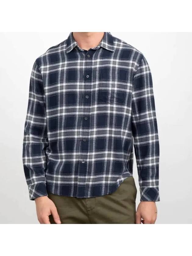 4225358 Rails Men Lennox Flannel In Navy Cove