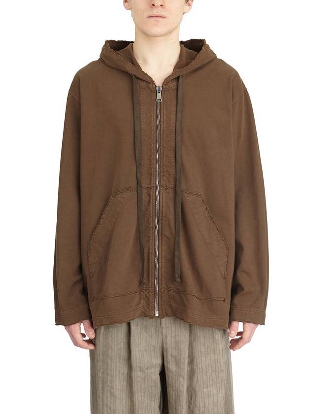 우마 왕 지퍼 후드 티셔츠