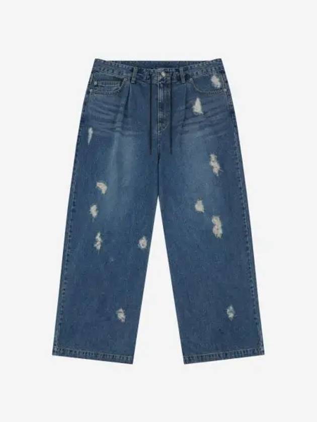 준지 데님 원턱 와이드 팬츠 블루 23FW Juun.J Denim One Tuck Wide Pants Blue 23FW