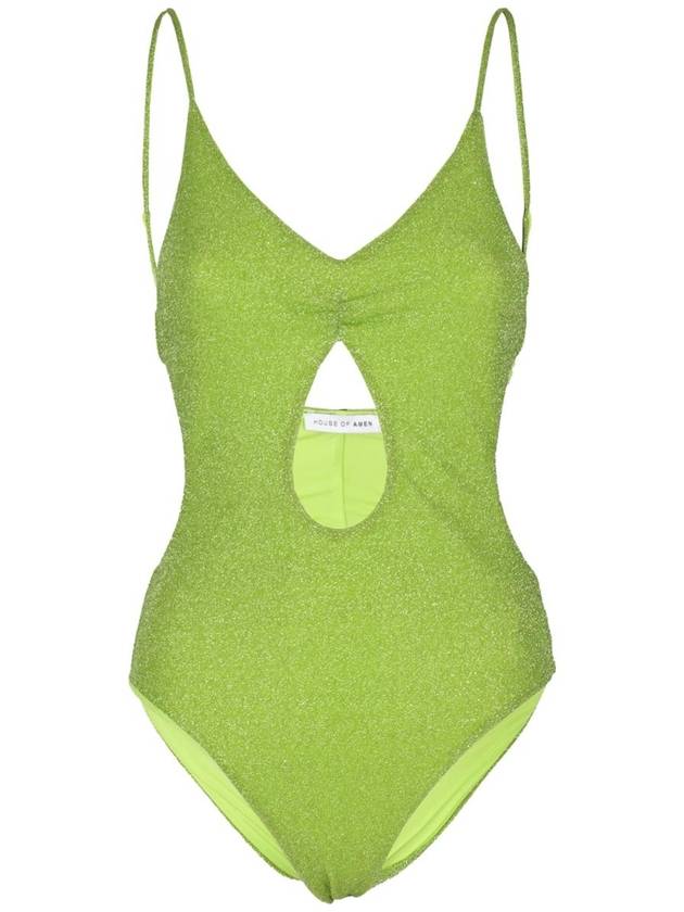 아멘 여성 Swimsuit Lime