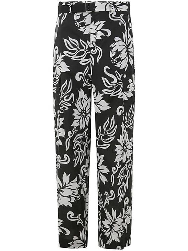 24SS 사카이 스트레이트 팬츠 24 07056 001 BLACK