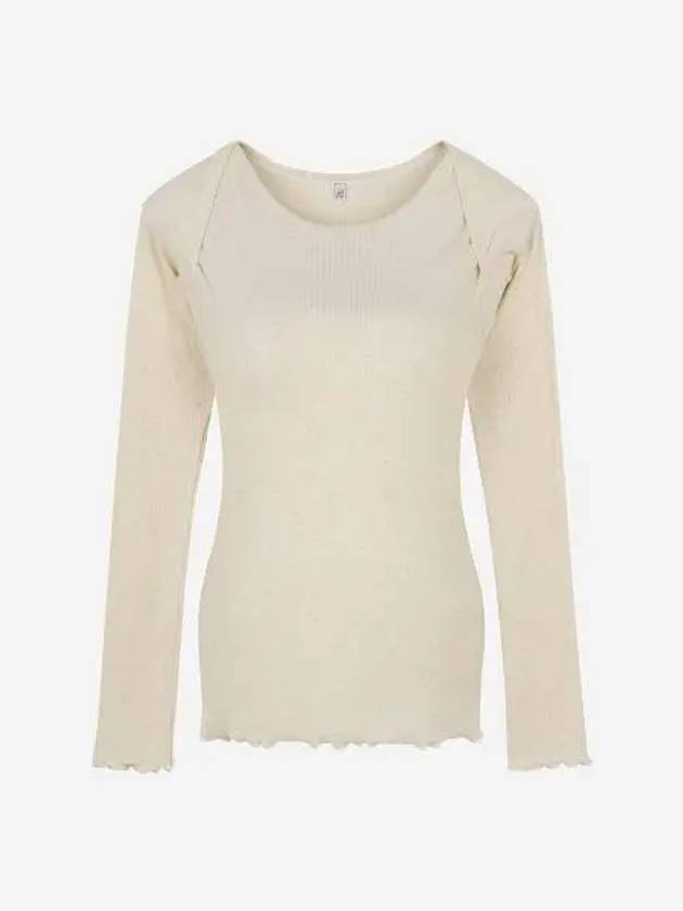 베이스레인지 우먼 디스크 롱 슬리브 언다이드 24FW Baserange Women Disc Long Sleeve Undyed 24FW