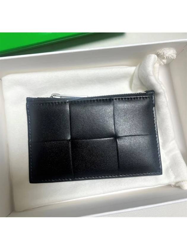 보테가베네타 지퍼 카드지갑 케이스 블랙