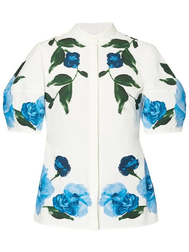 VOLUME SHORT SLEEVE BLOUSE