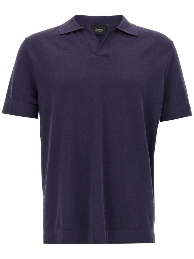 BRIONI Knitted polo shirt UMKC0LPBK024000
