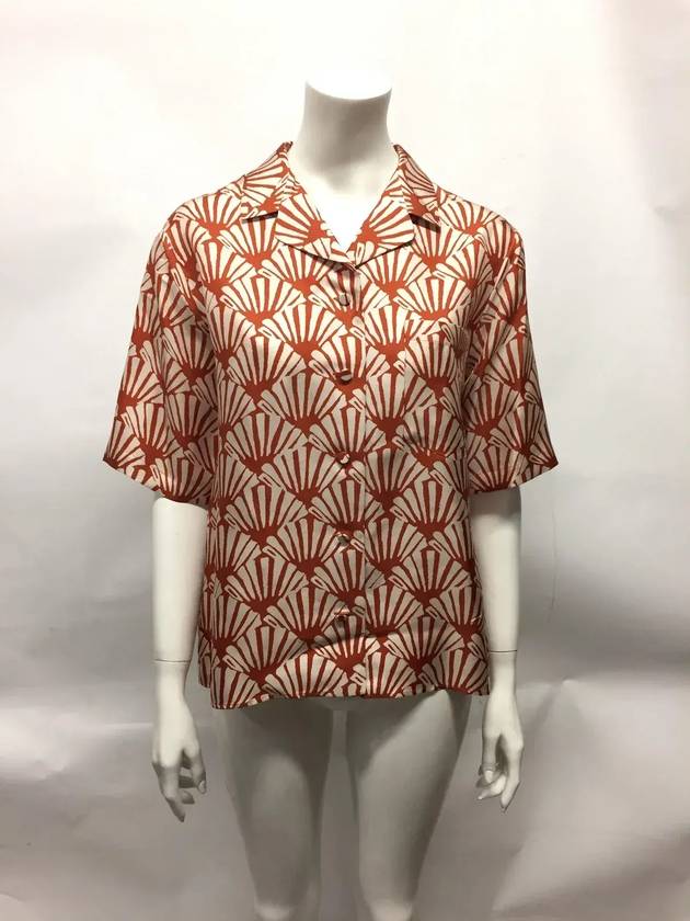 라 더블제이 볼드 프린트 캐주얼 반바지 SHI0064SIL001_VEN0001