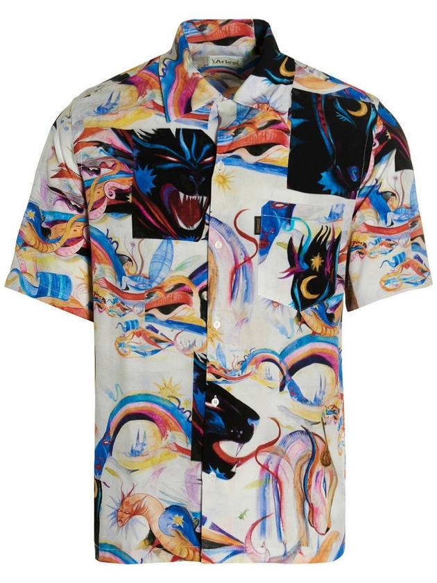 Aries Panthera hawaiian shirt