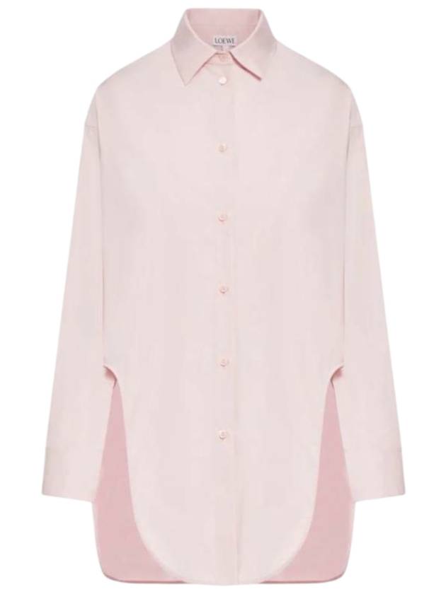 로에베 코튼 셔츠 핑크