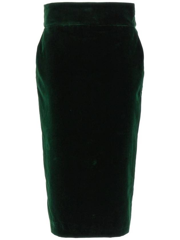 Alexandre Vauthier - Velvet Midi Skirt Skirts