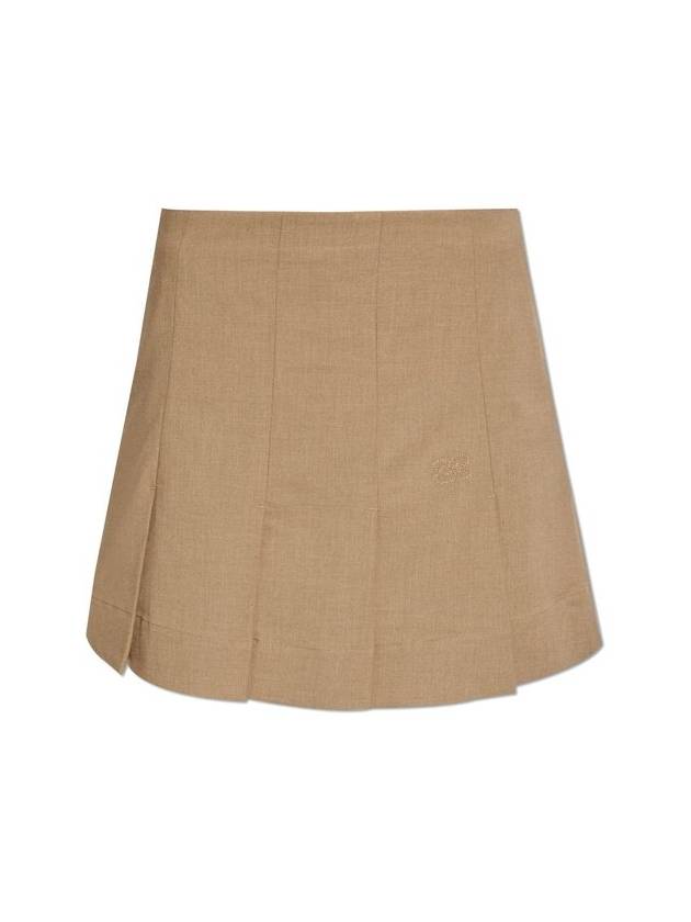가니 숏 플리츠 스커트