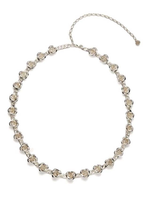 Magda Butrym 플로럴 장식 체인 링크 벨트