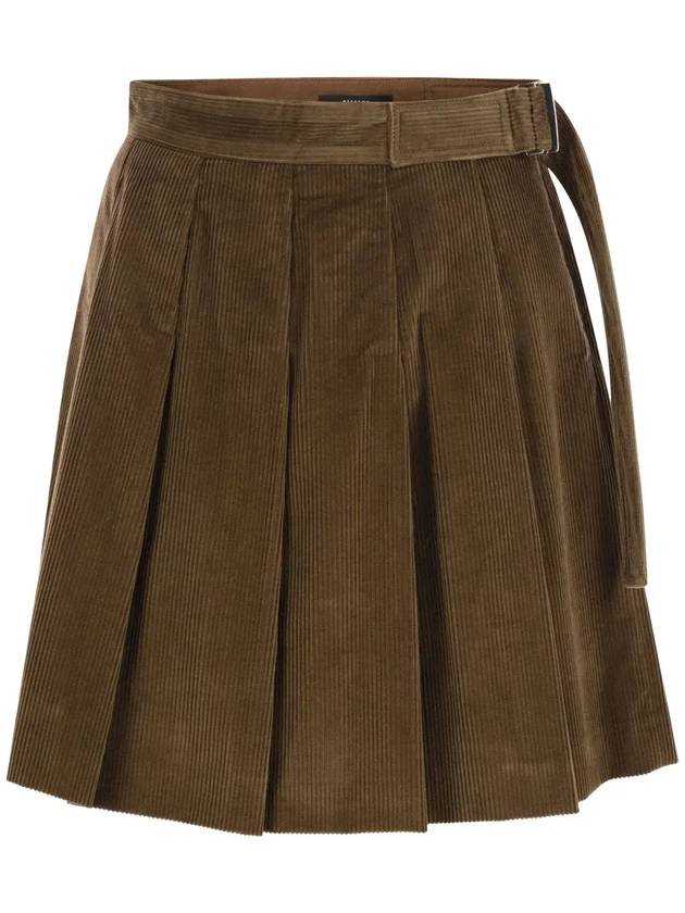 위켄드 막스마라 플리츠 미니 스커트 2425106042600ZUCCA_023