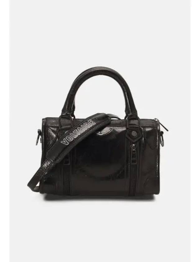 쟈딕 앤 볼테르 크로스백 숄더백 XS SUNNY VINTAGE PATENT 크로스 바디 백 블랙