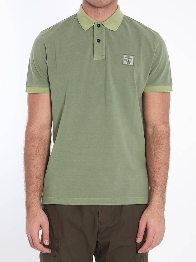 STONE ISLAND Polo shirt in pique cotton K1S1522002SCV0055