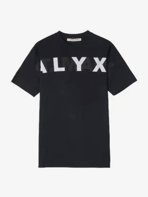 1017 알릭스 9SM 인버트 로고 숏슬리브 티셔츠 블랙 1017 Alyx 9SM Invert Logo S S T Shirt Black