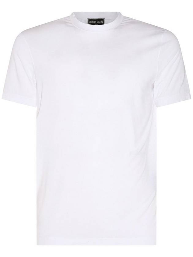 Giorgio Armani White Viscose T-Shirt