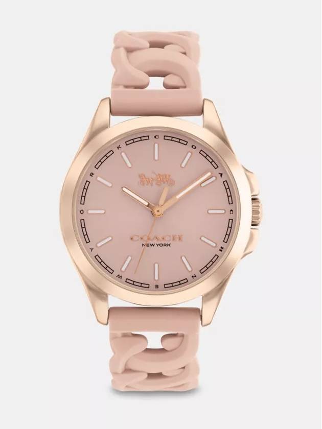 코치 리비 워치 여성 손목 시계 34 Mm Pink