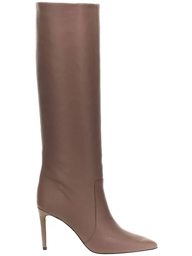 Paris Texas 포인티드 토 니하이 부츠 PX757XLTH3_TAUPE