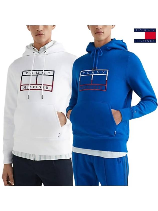 타미힐피거 후드티 스켈레톤 플래그 남성 후디 2컬러 남여공용 오버핏 후드티셔츠