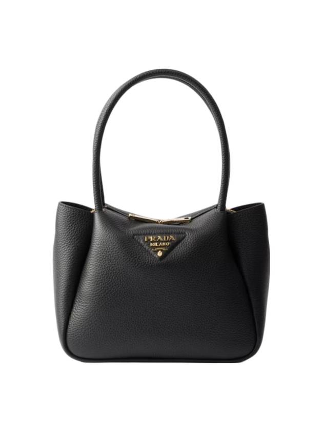프라다 스몰 레더 토트 백 블랙