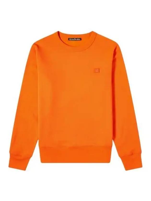 아크네 스튜디오 페어뷰 페이스 크루넥 스웨트셔츠 다크 오렌지 Acne Studios Fairview Face Crewneck Sweatshirt Dark Orange