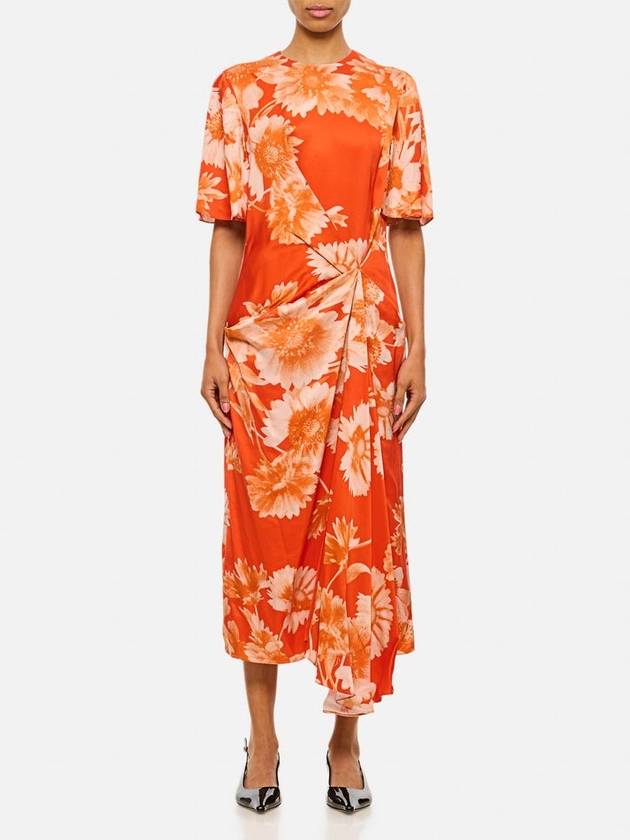 Erdem Draped Midi Dress
