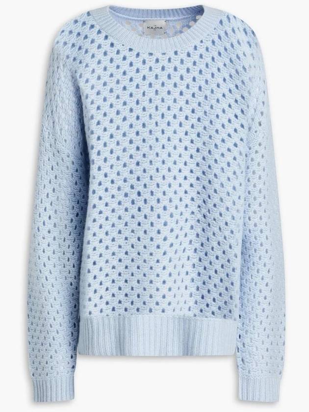 NB07 LE KASHA 여성 스웨터 Open knit cashmere sweater 1647597327542189